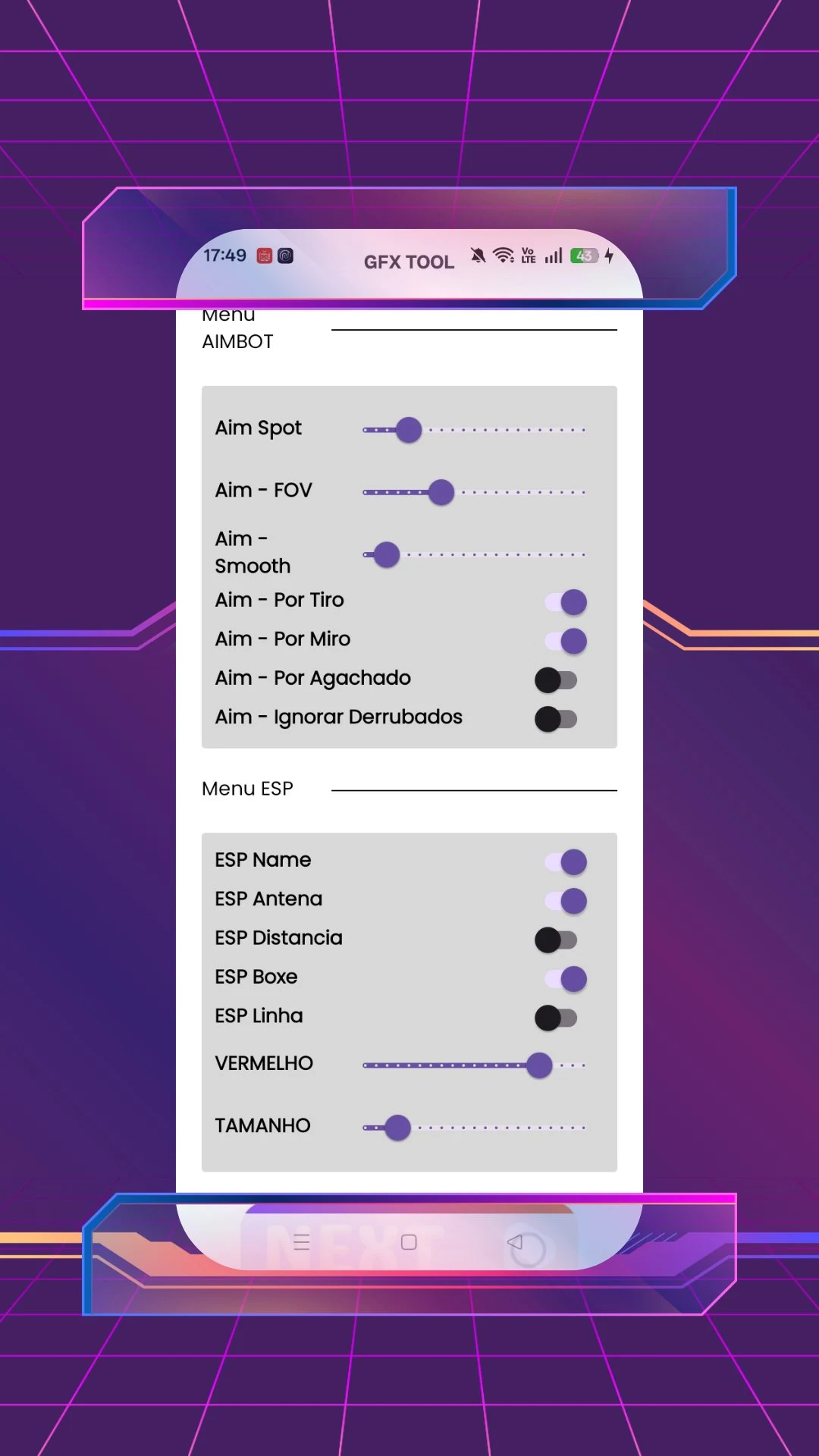 Only Red Settings : GFX screenshot